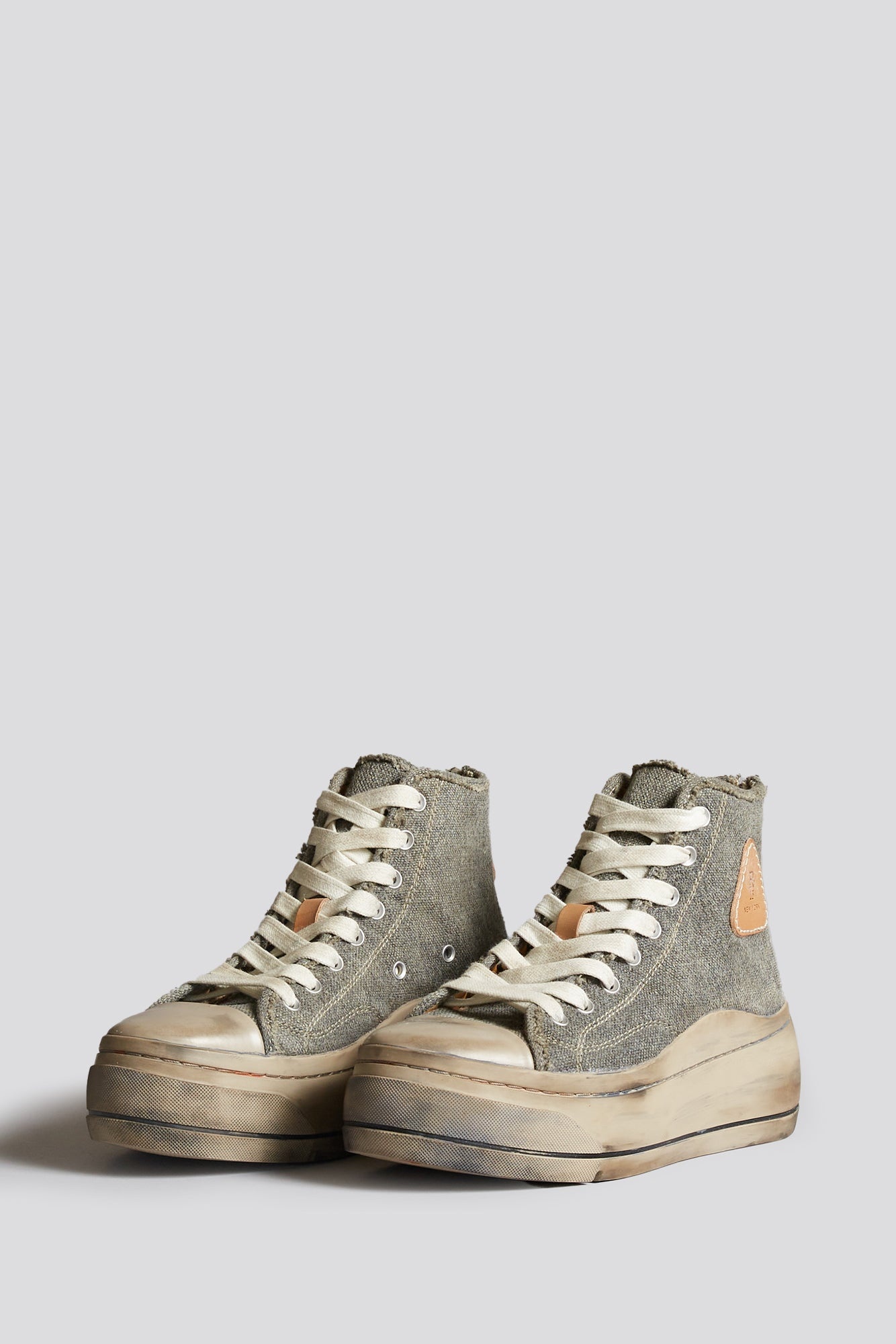 KURT HIGH TOP SNEAKER - WASHED OLIVE - 4