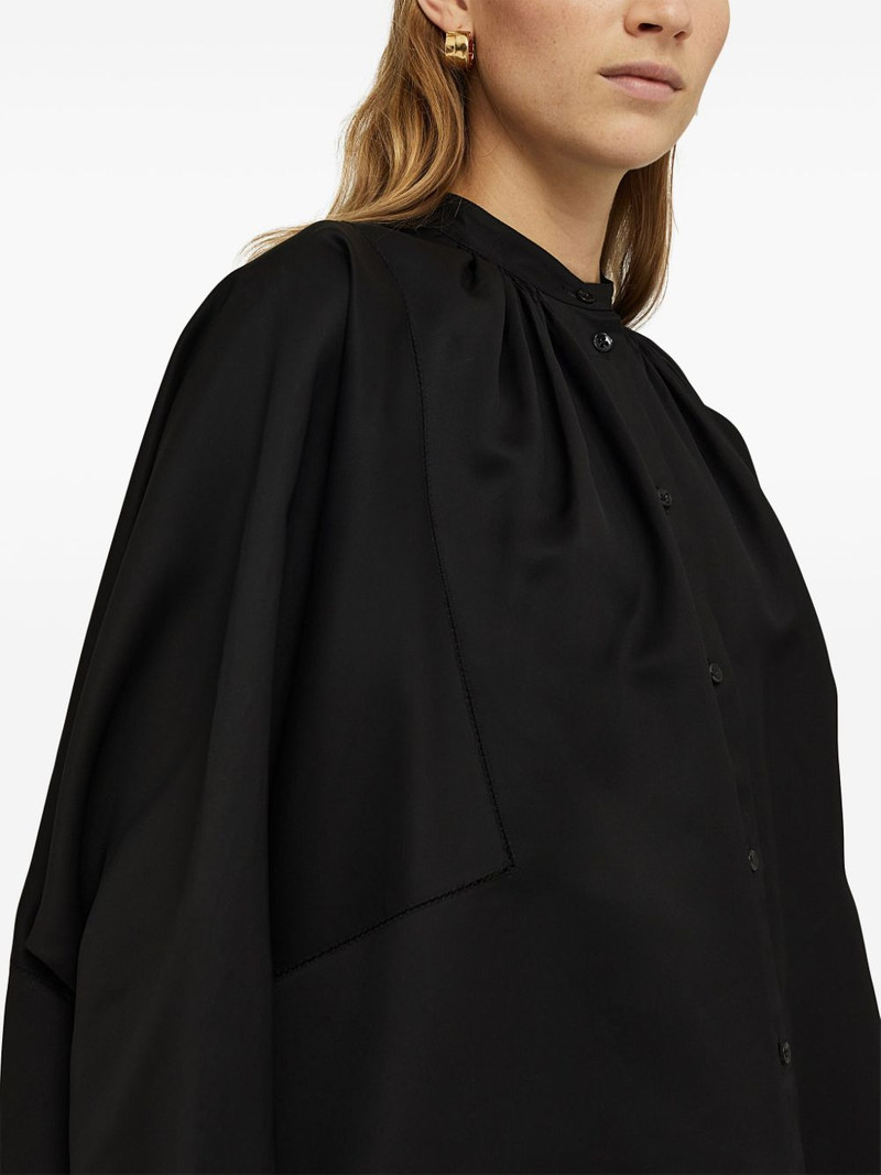 pleated long-sleeve shirt 5