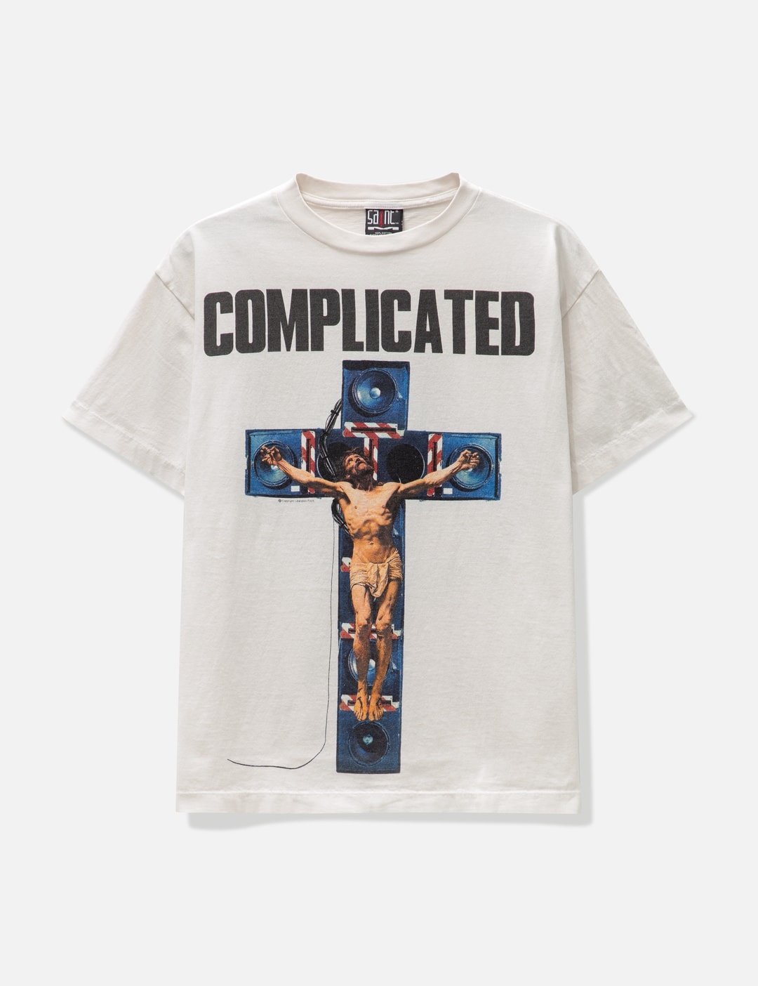 KOSUKE KAWAMURA × SAINT MICHAEL COMPLICATED SHORT SLEEVE T-SHIRT - 1