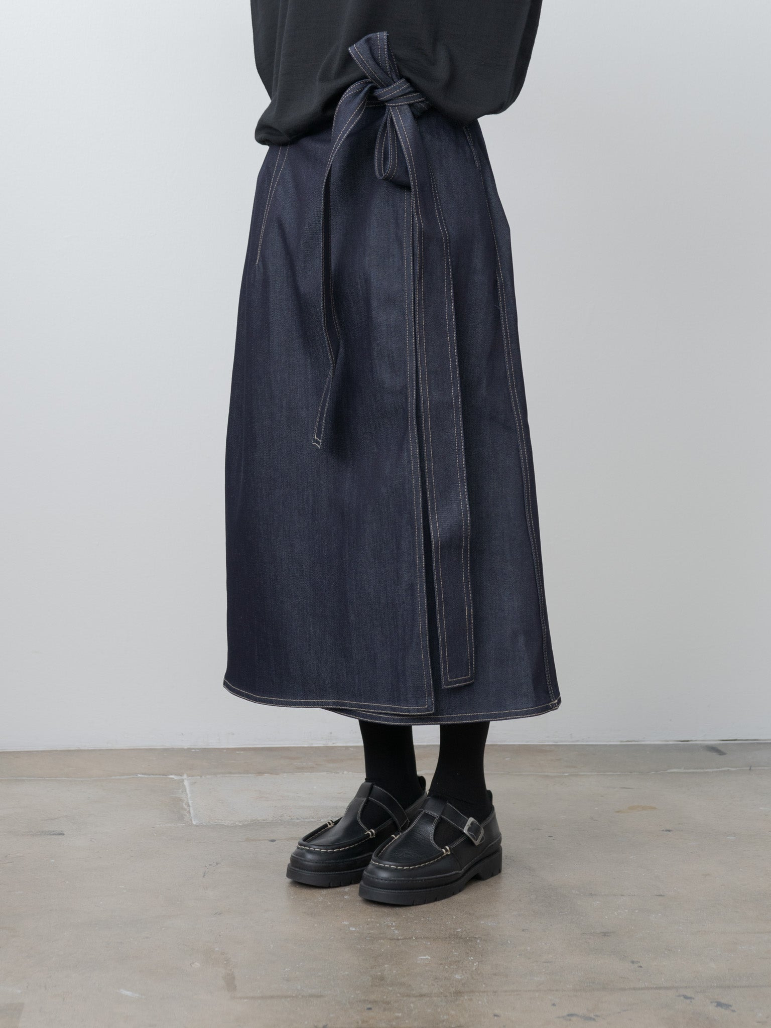 Stieglitz Denim Skirt - Raw Denim - 2