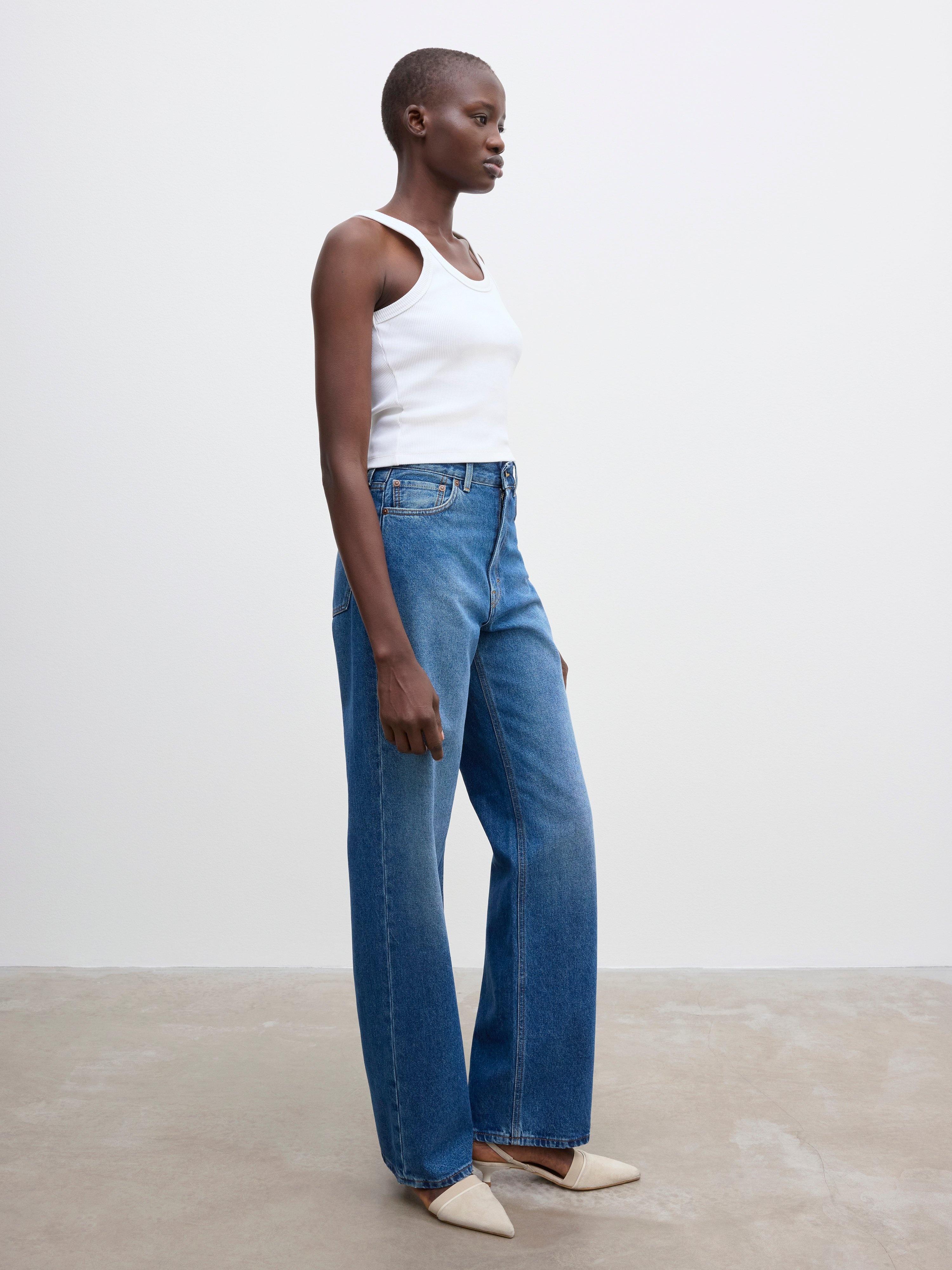 Wide Leg Denim - 4