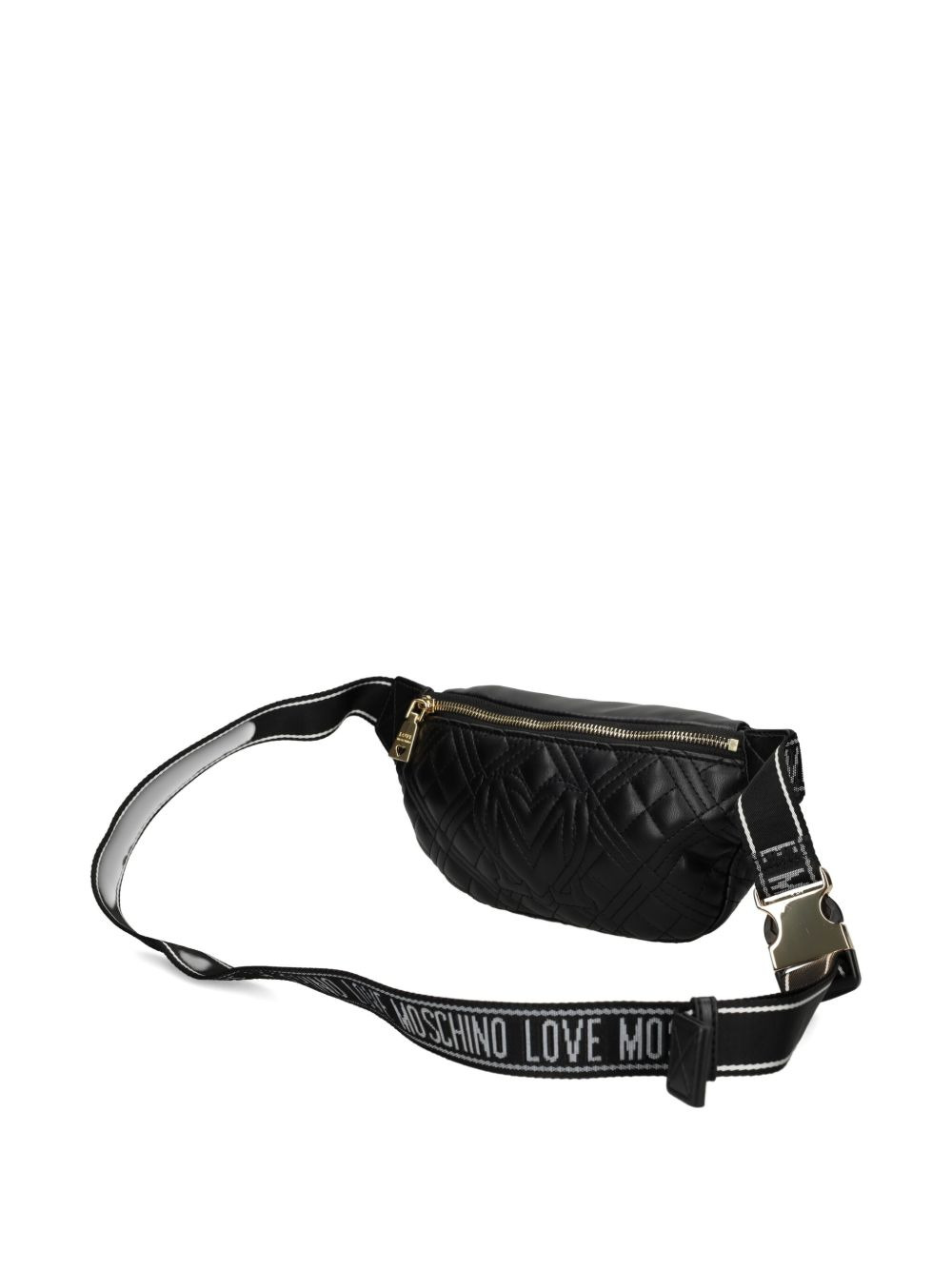 quilted logo belt bag - 5
