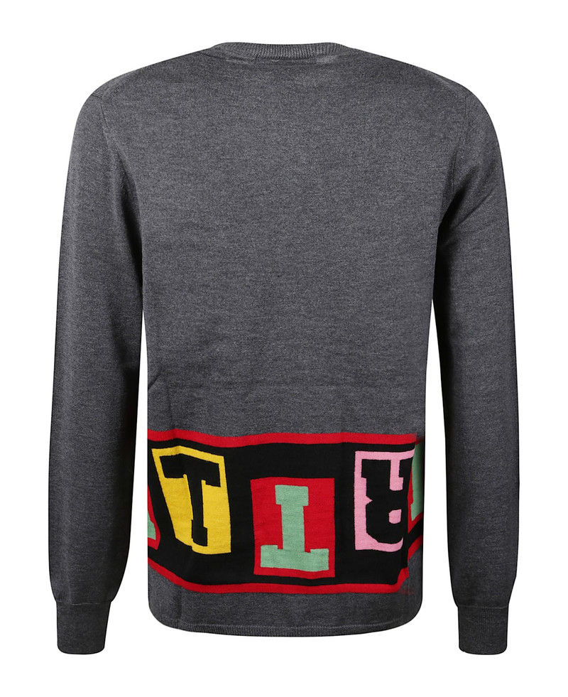 Comme Des Garçons Crew Neck Sweater With Writing outlook