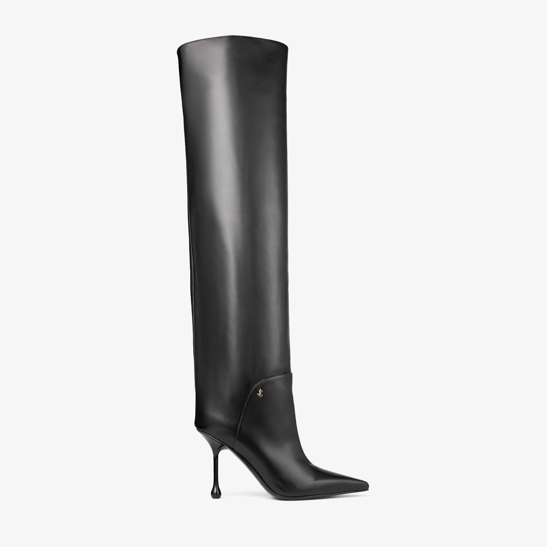 Cycas Knee Boot 95
Black Nappa Leather Knee-High Boots - 1
