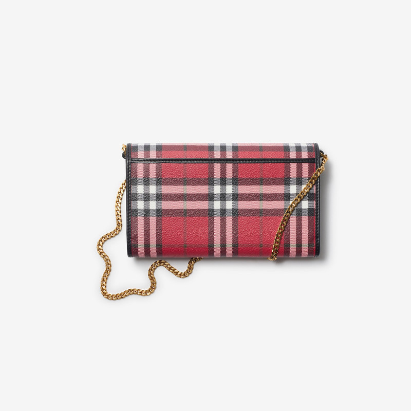 Check Chain Strap Wallet 4