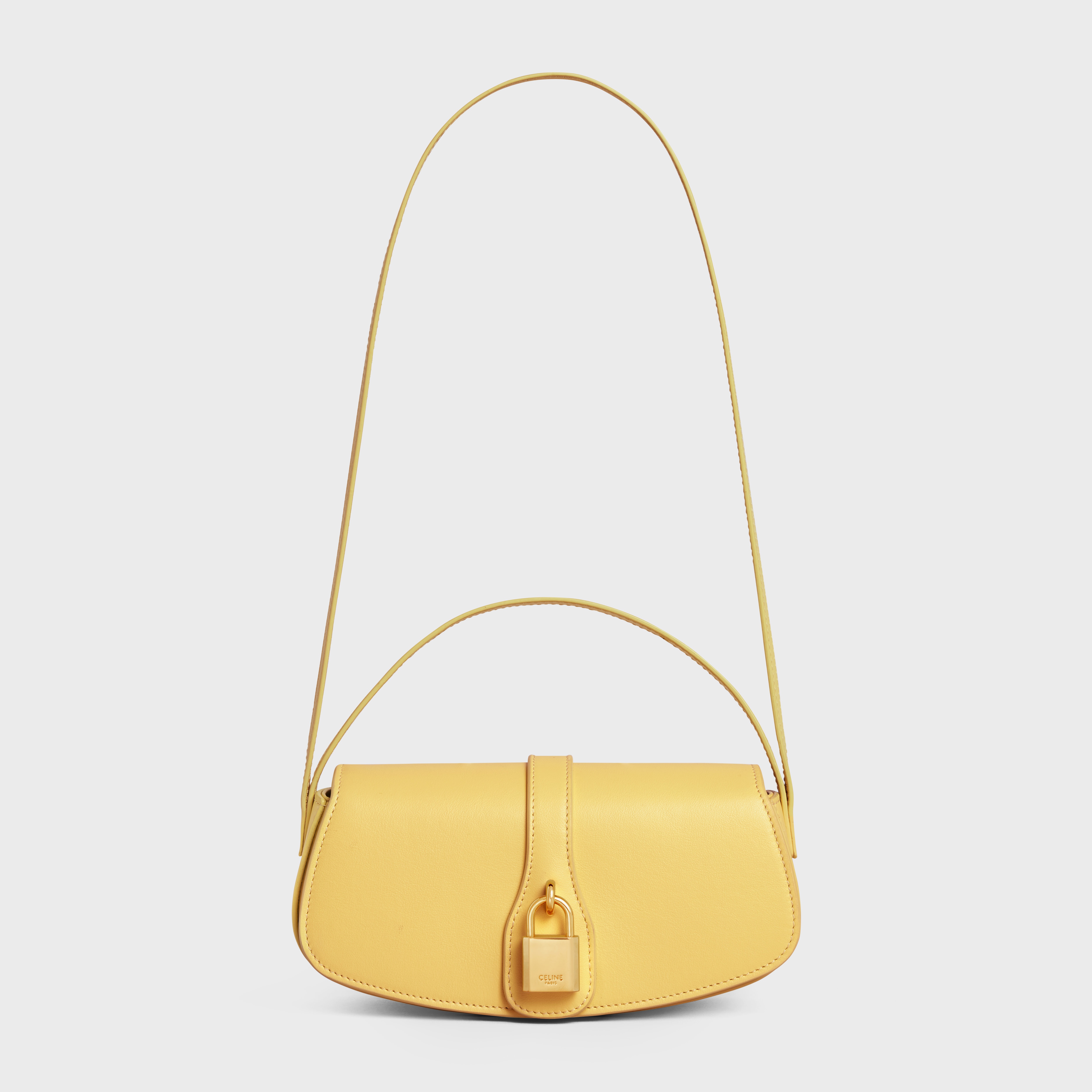 CLUTCH ON STRAP in Smooth calfskin - 6