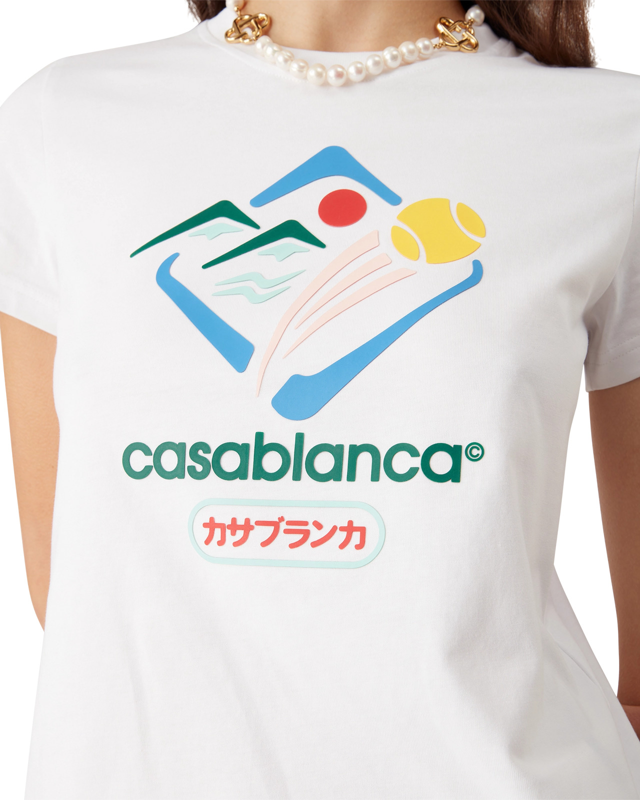 Montagne Sportif Cropped T-Shirt | Casablanca Paris - 5
