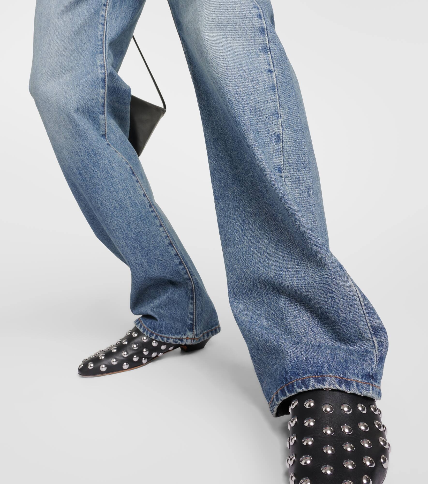 Fido high-rise wide-leg jeans - 5