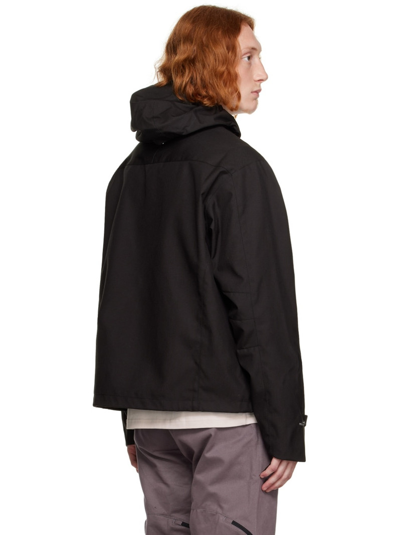Black Bonded Rain Jacket 3
