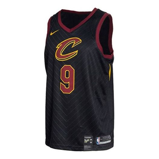 Nike NBA Dwyane Wade Dwayne Cavaliers 9 SW Fan Edition Jersey Black 877201-017 - 1