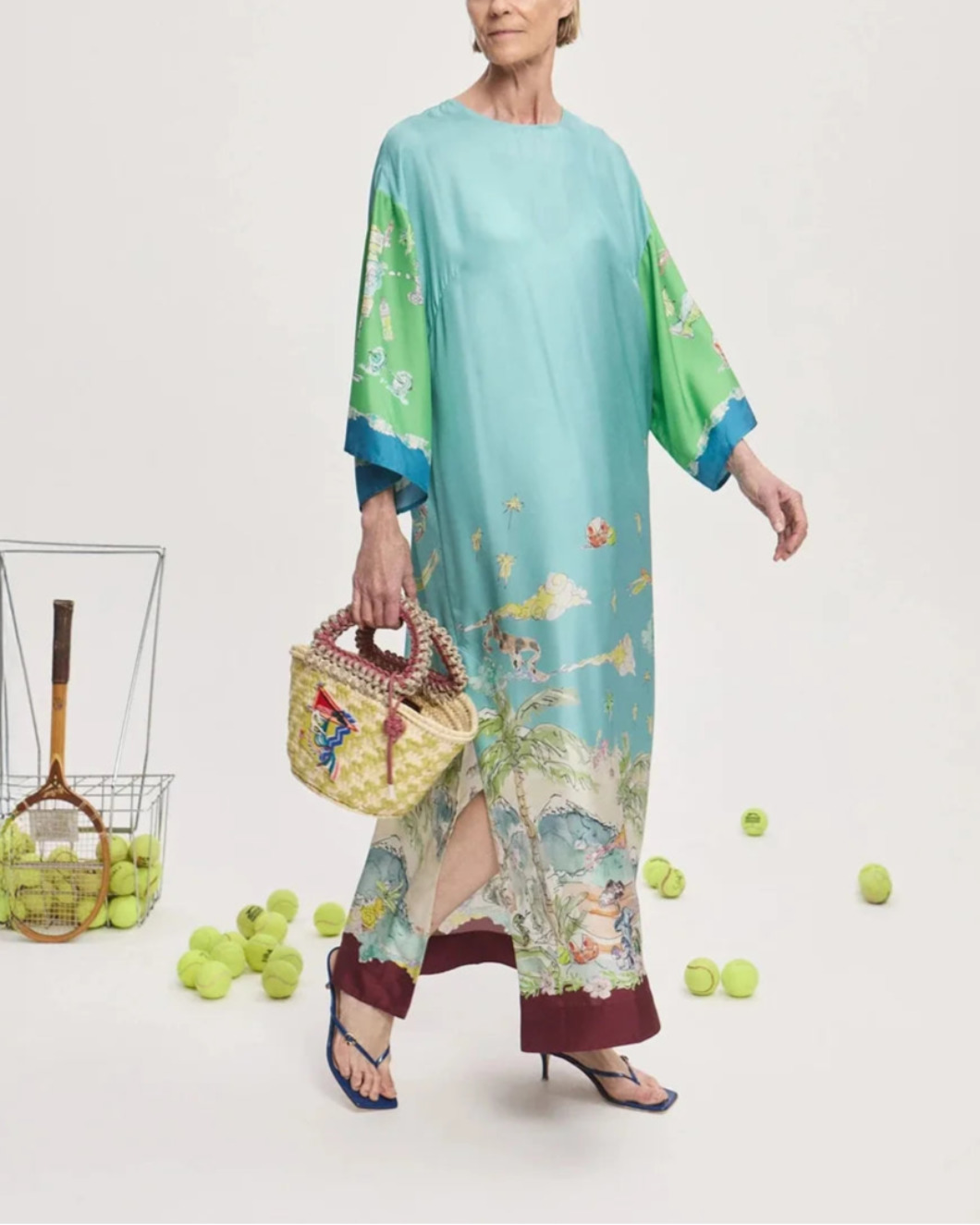 DARIA SILK MIDI DRESS - 3