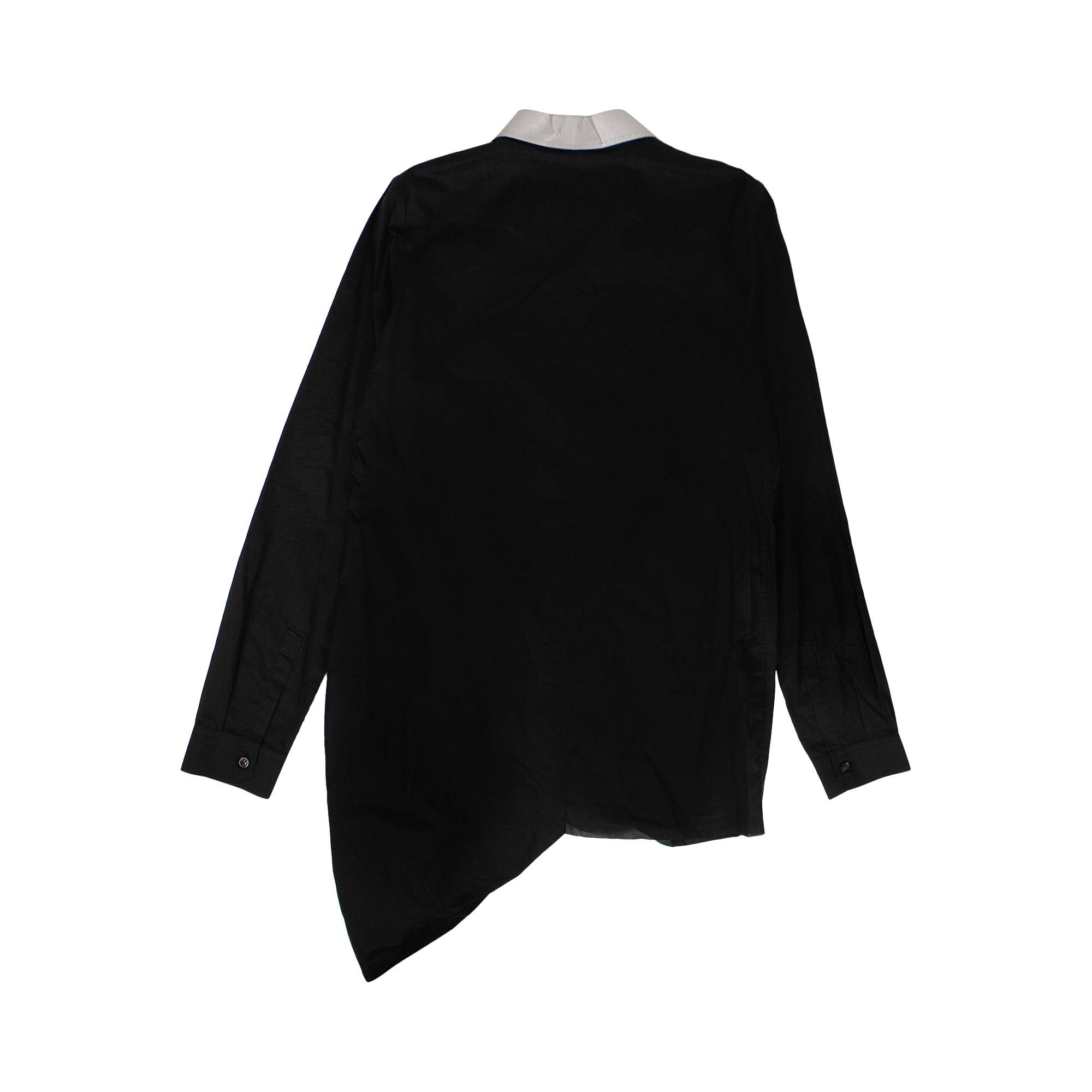 Rick Owens Smash Button Down Shirt 'Black/Silver' - 2
