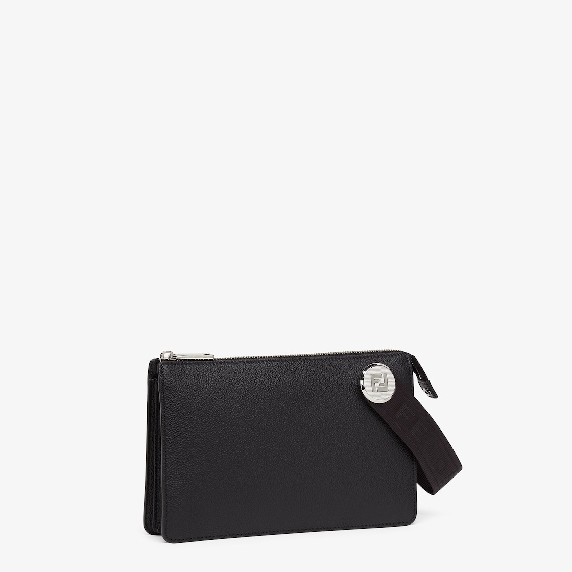 Fendi Roma Leather Chiodo Clutch - 2
