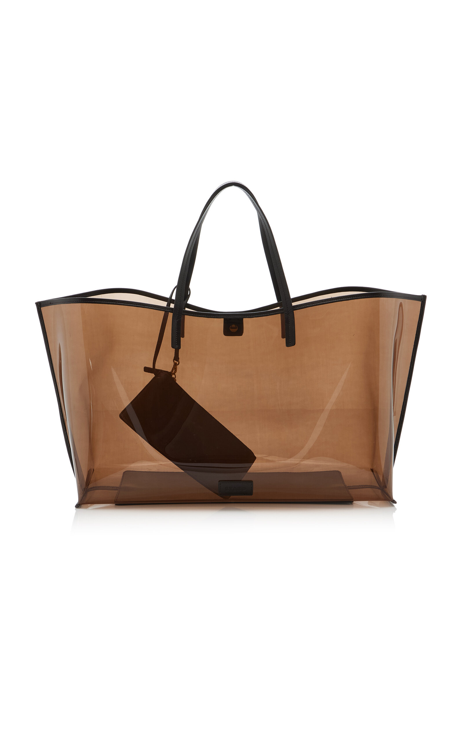 Christos Large PVC Tote Bag brown - 1