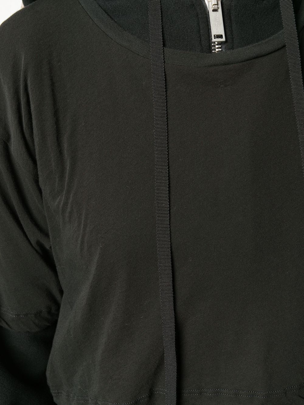 T-shirt layered hoodie - 5