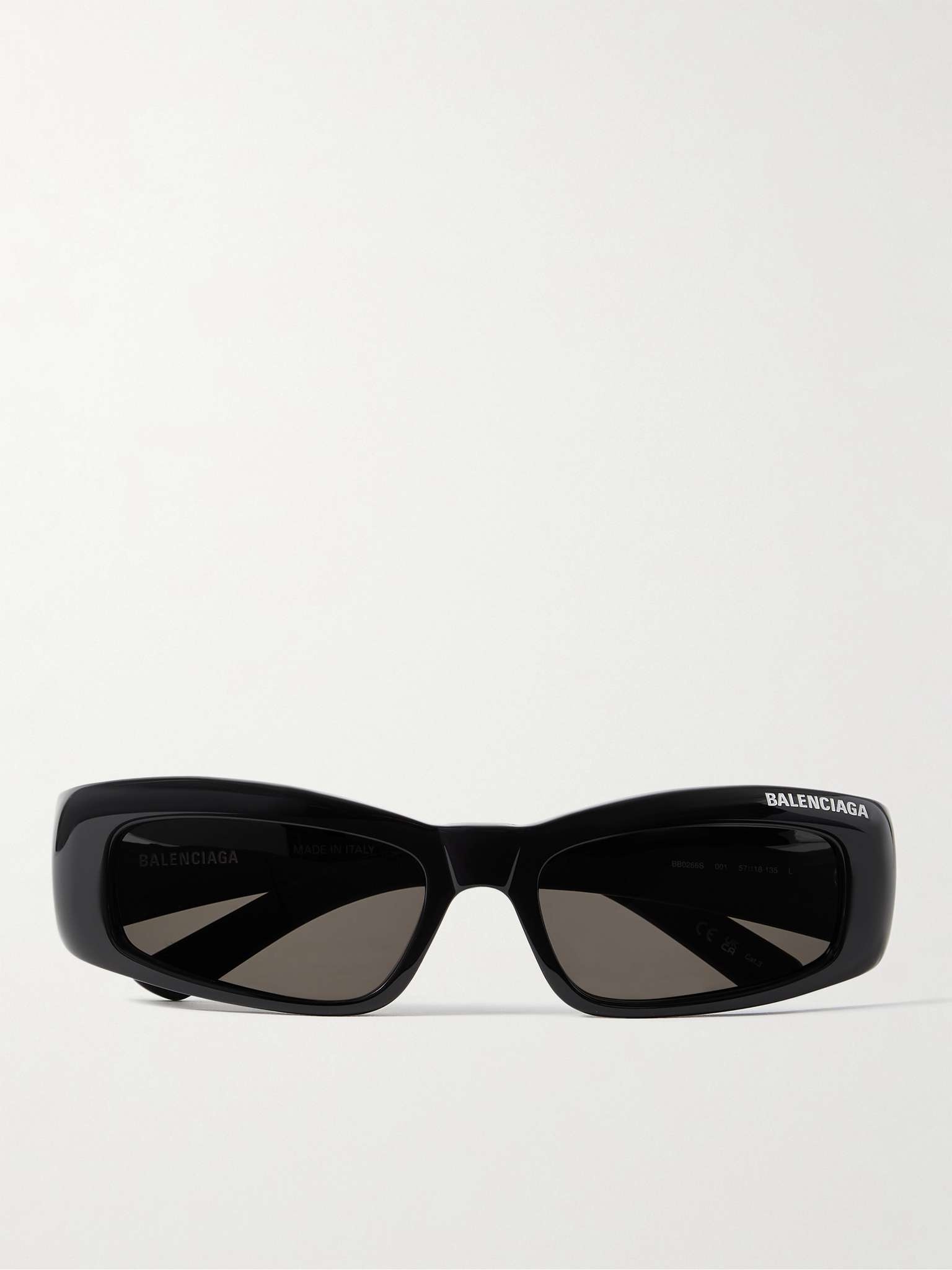 Rectangular-Frame Acetate Sunglasses - 1