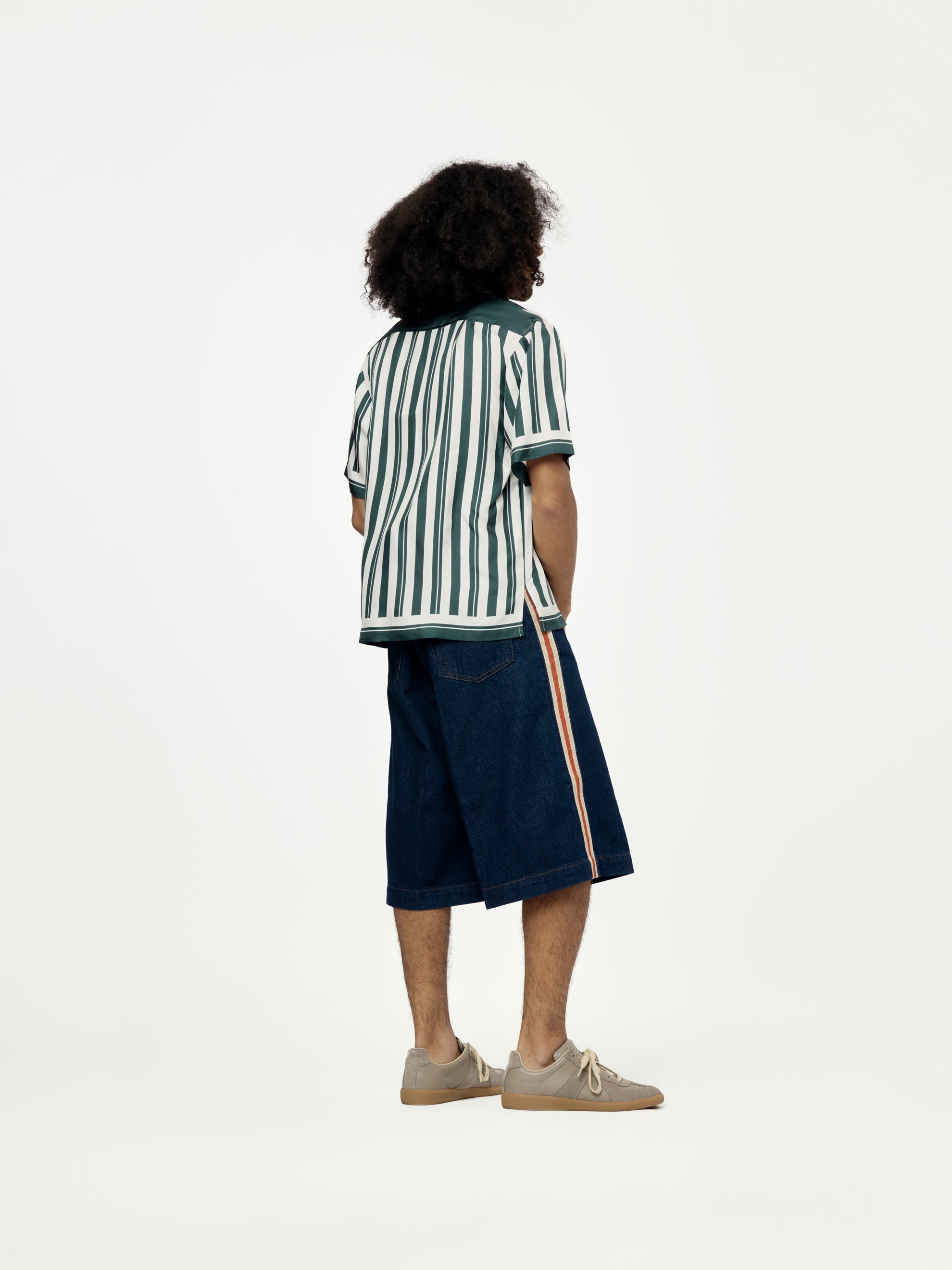 JUNE BOWLING SHIRT (IVORY/GREEN) - 7