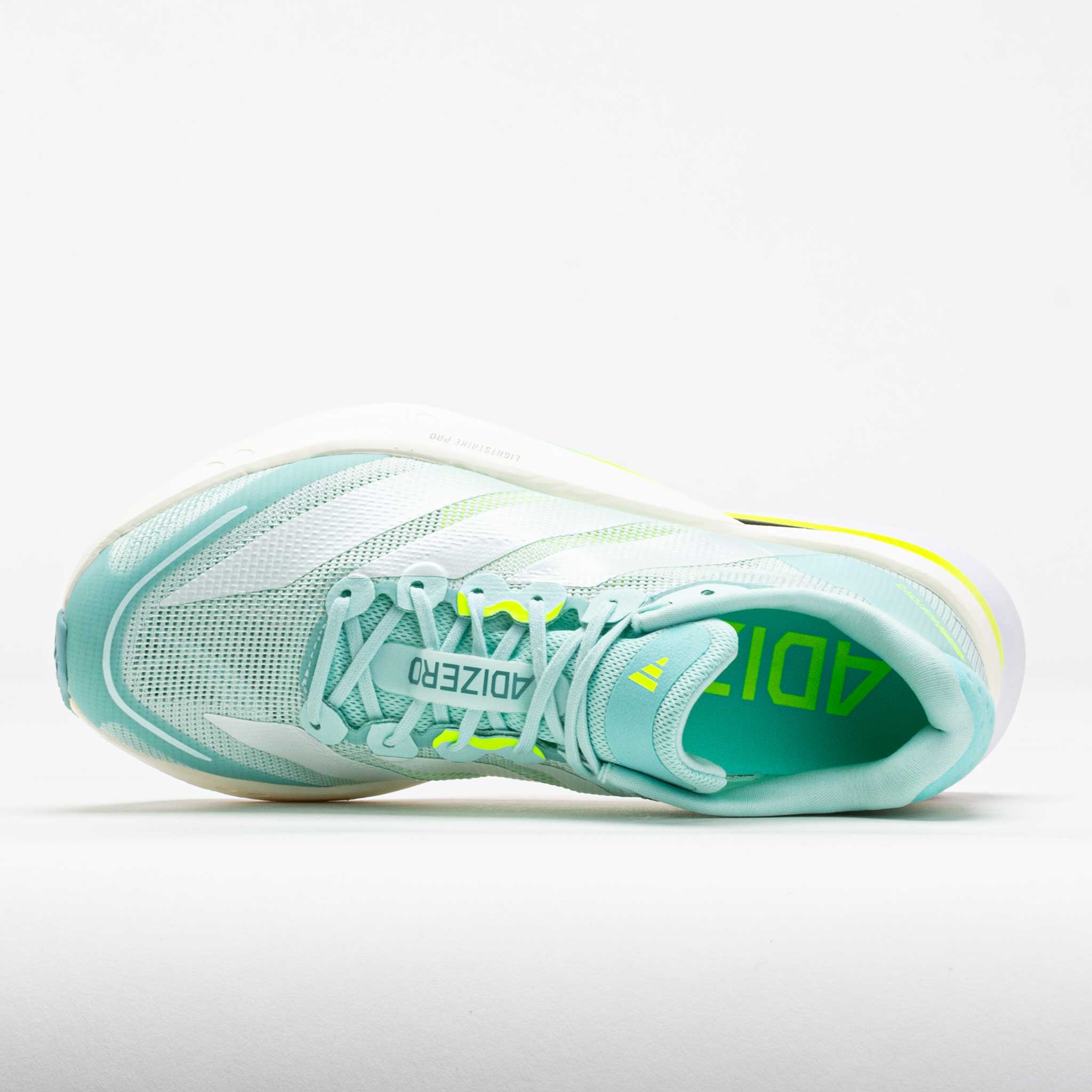adidas Adizero Boston 13 Women's Aqua/Zero Metallic/Lucid Lemon - 3