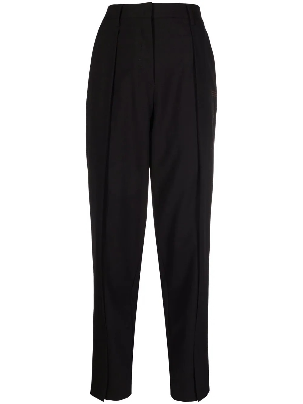 logo-print tailored trousers - 2
