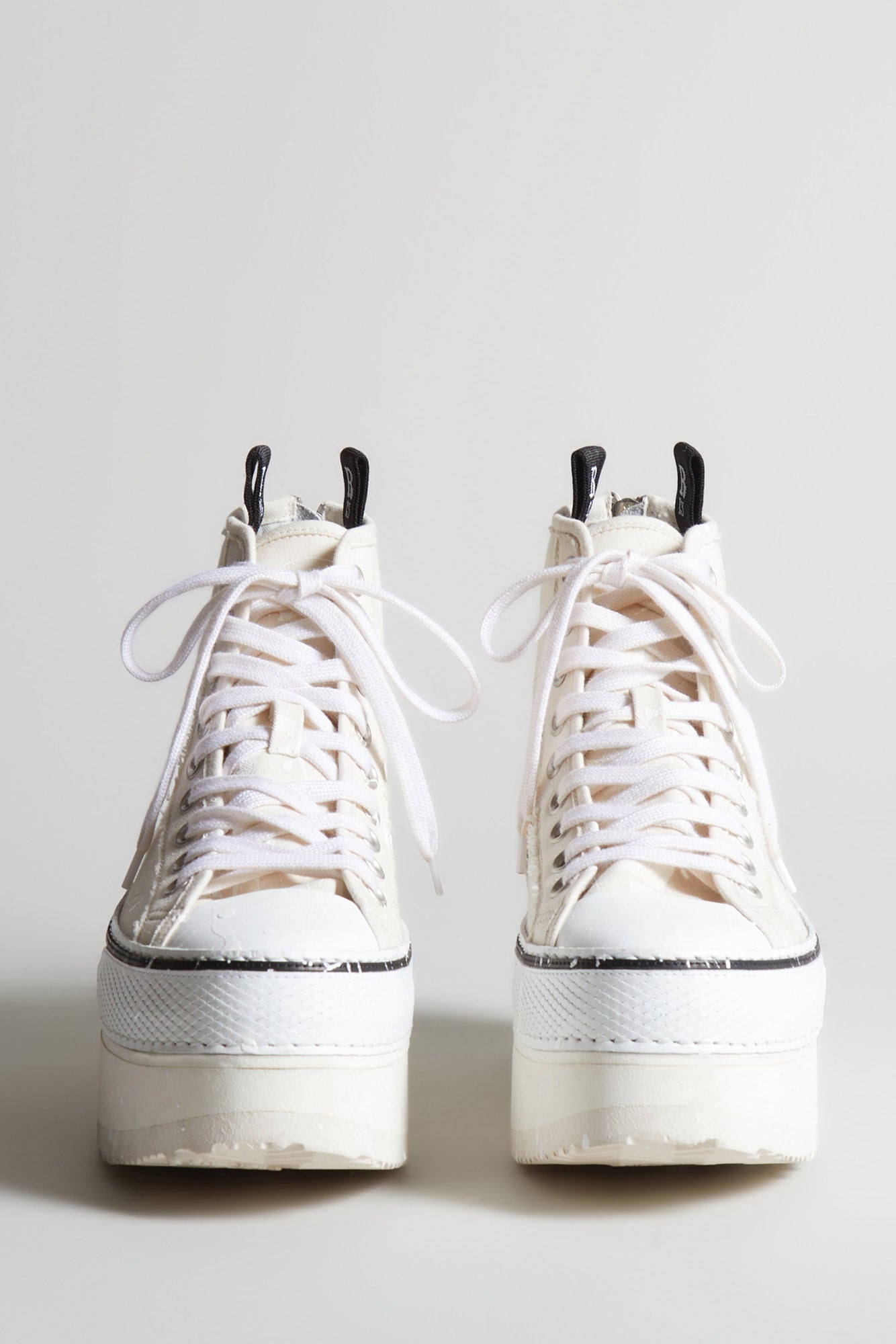 COURTNEY HIGH TOP - OFF WHITE PAINT SPLATTER - 2