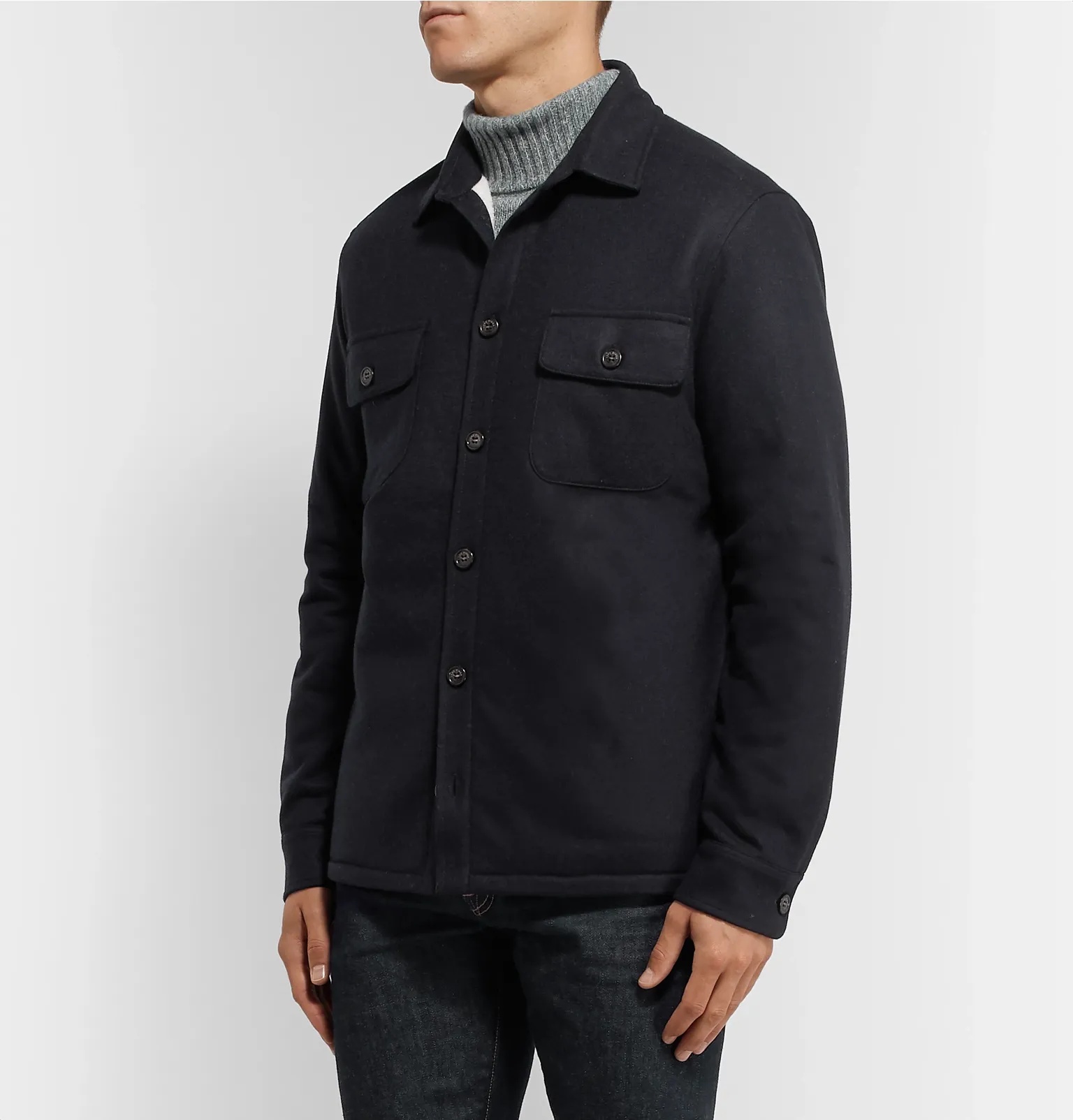 Storm System Cashmere Overshirt - 16