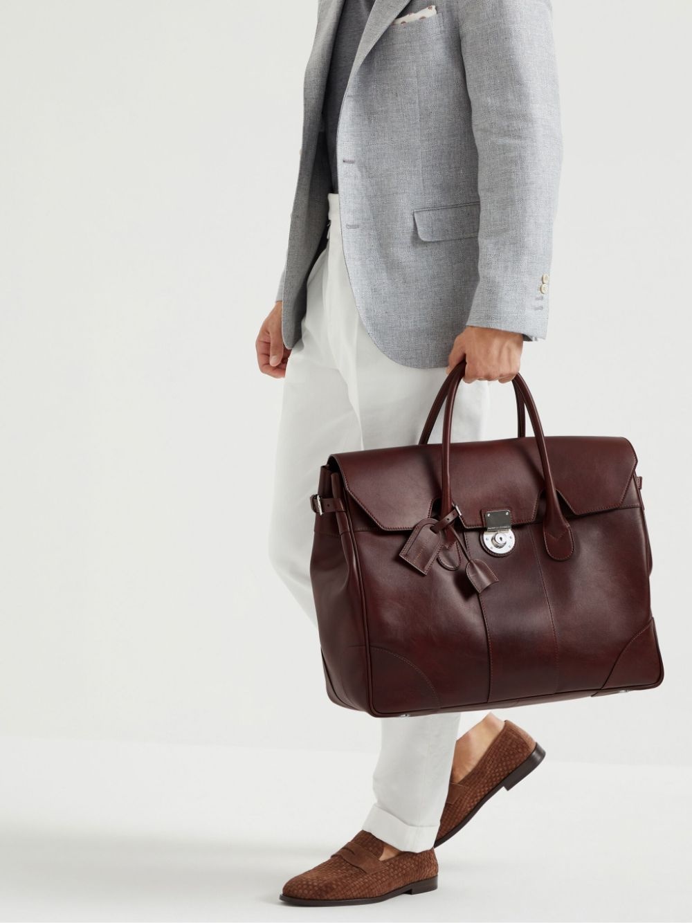 leather luggage bag - 2