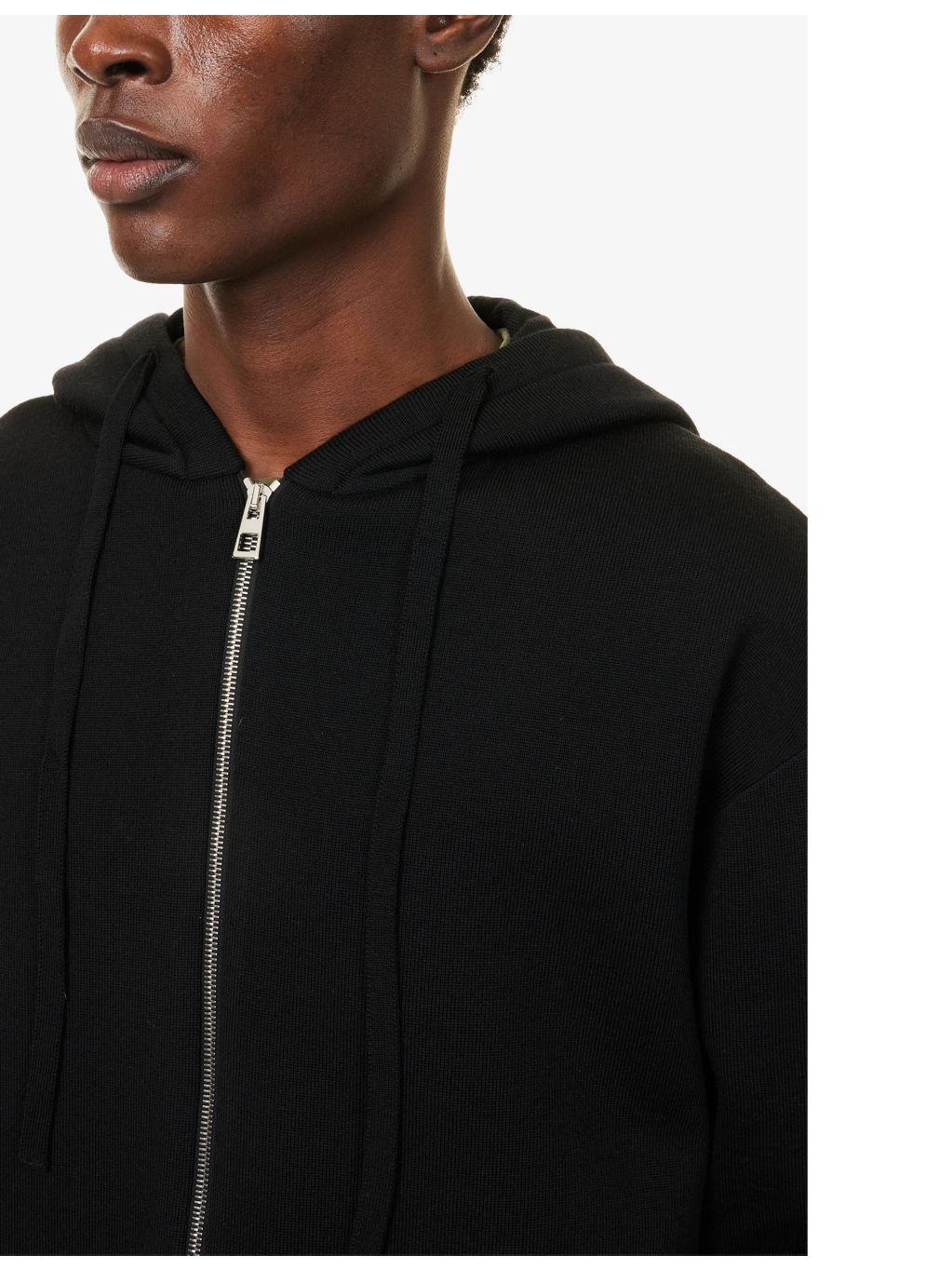 Logo-Embroidered Zip-Up Stretch-Wool Hoody - 5