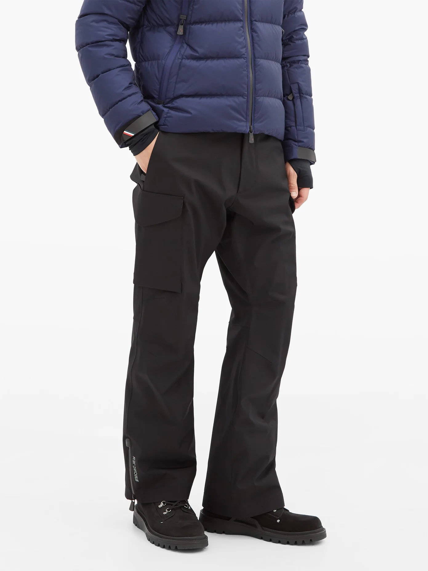 Patch-pocket technical-shell ski trousers - 6