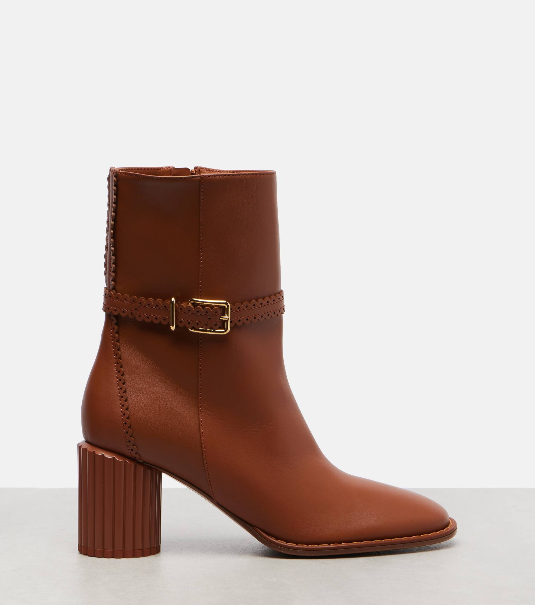 Eddie 70 leather ankle boots - 4
