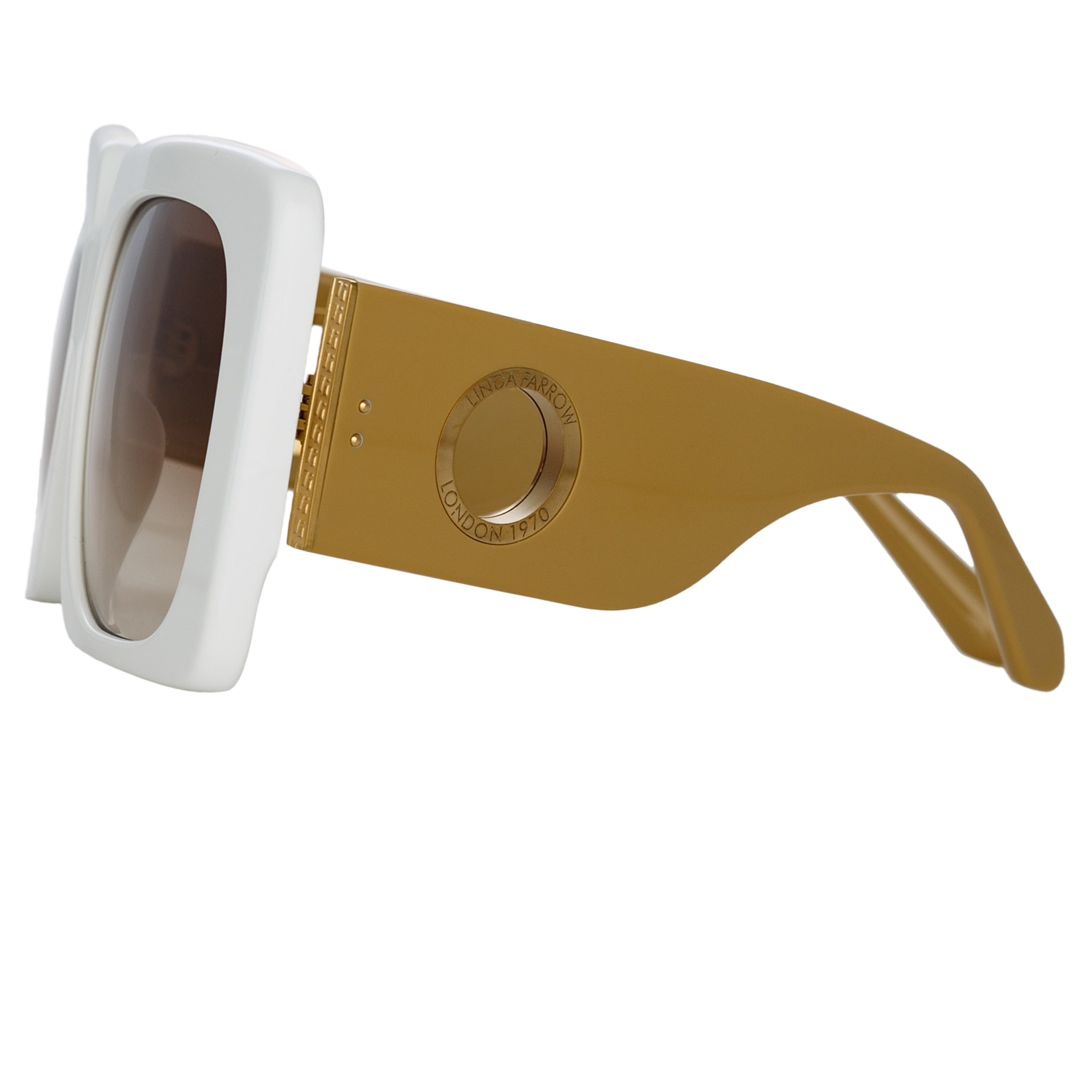 SIERRA OVERSIZED SUNGLASSES IN WHITE - 4