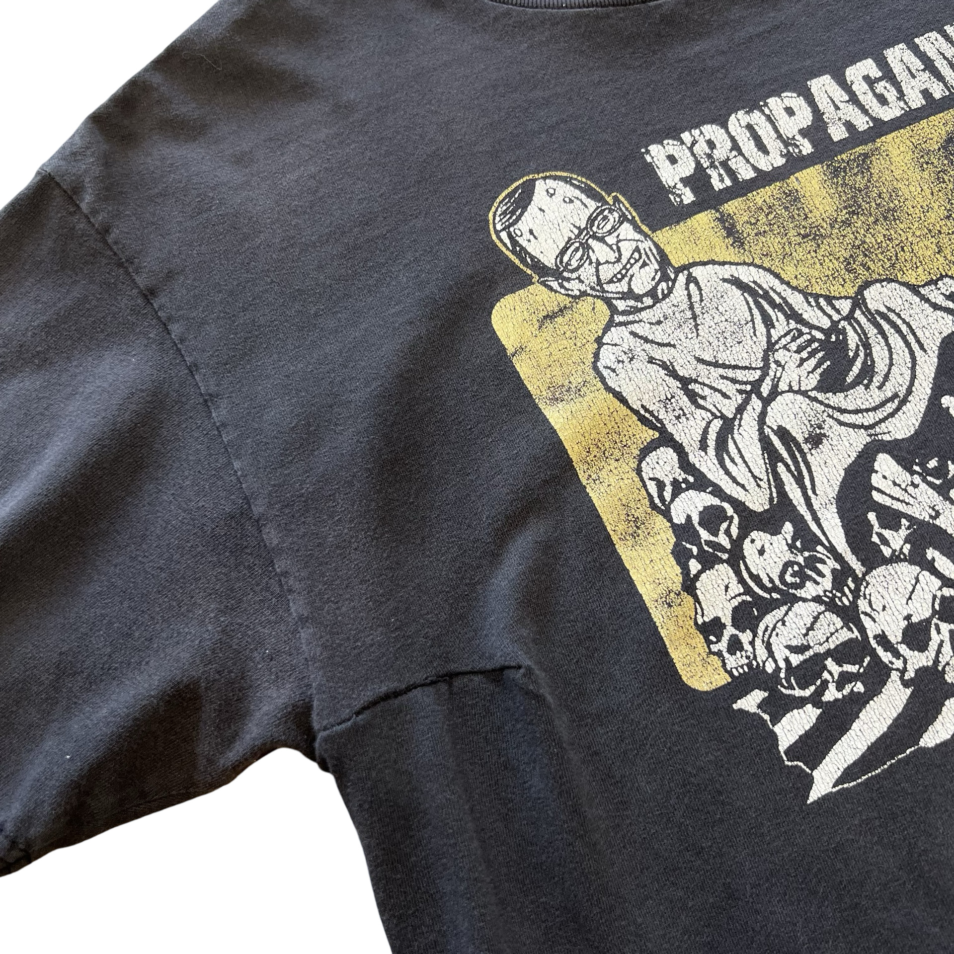 Final Blow - Vintage Propagandhi Punk Political Satire T-Shirt SZ L - 2