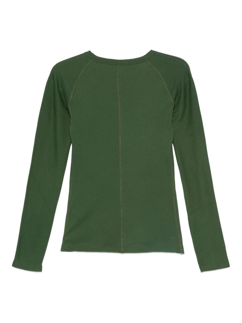 6397 seam-detail T-shirt outlook