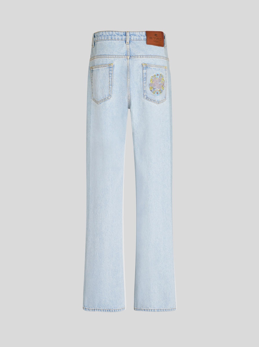 BAGGY JEANS WITH EMBROIDERY - 6