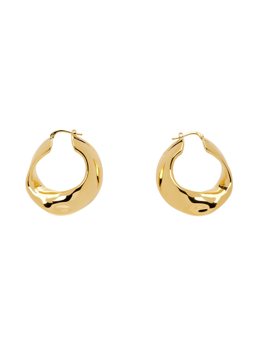 Gold Hoop Earrings - 1