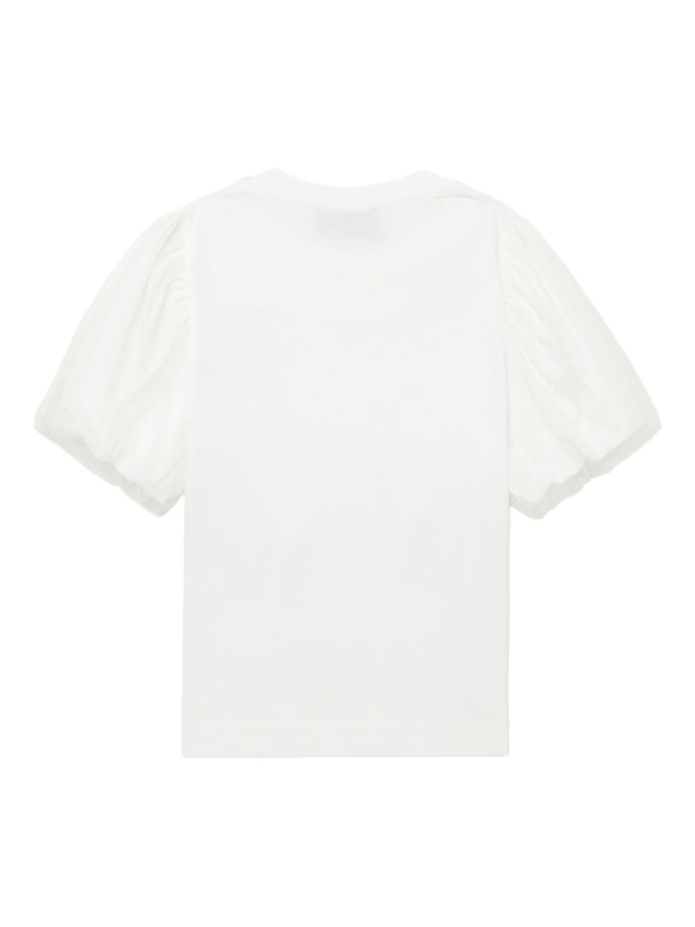pearl-embellished puff-sleeve top - 3
