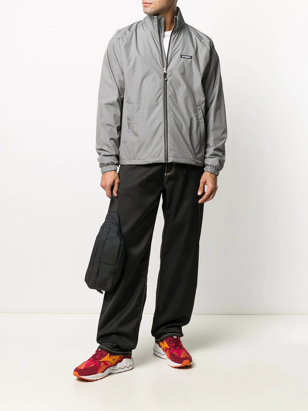 zipped rain jacket - 2