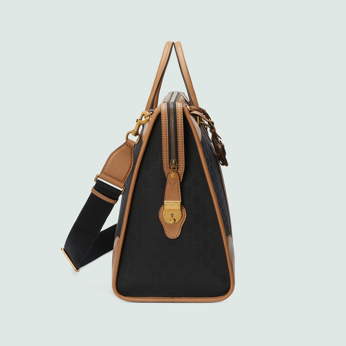 Extra large canvas duffle bag with Double G - 6