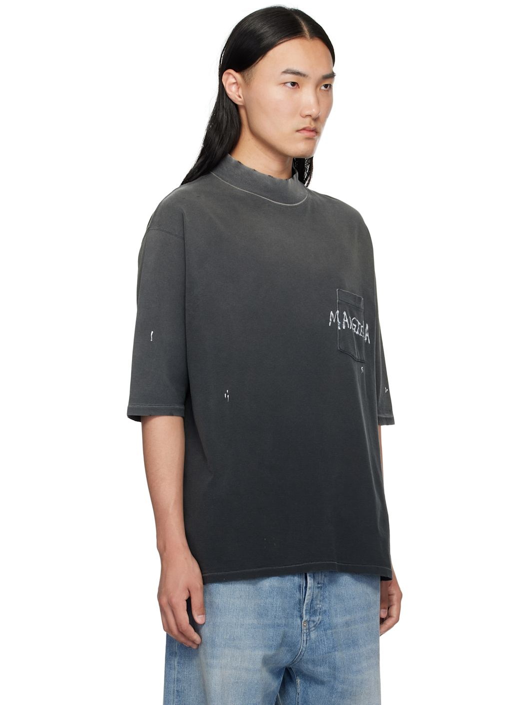 Gray Graffiti Logo T-shirt - 2