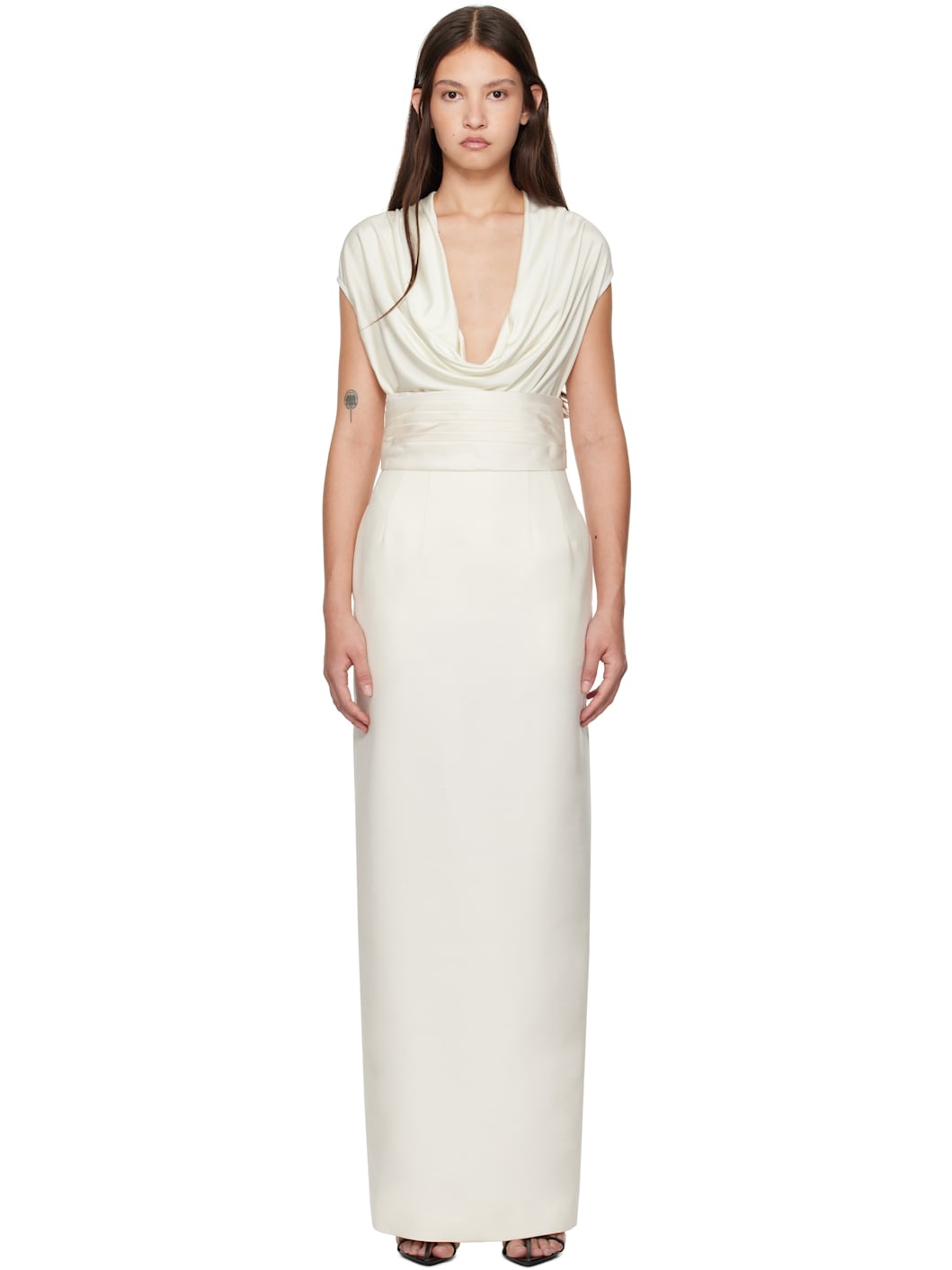 Off-White Tux Maxi Skirt - 1