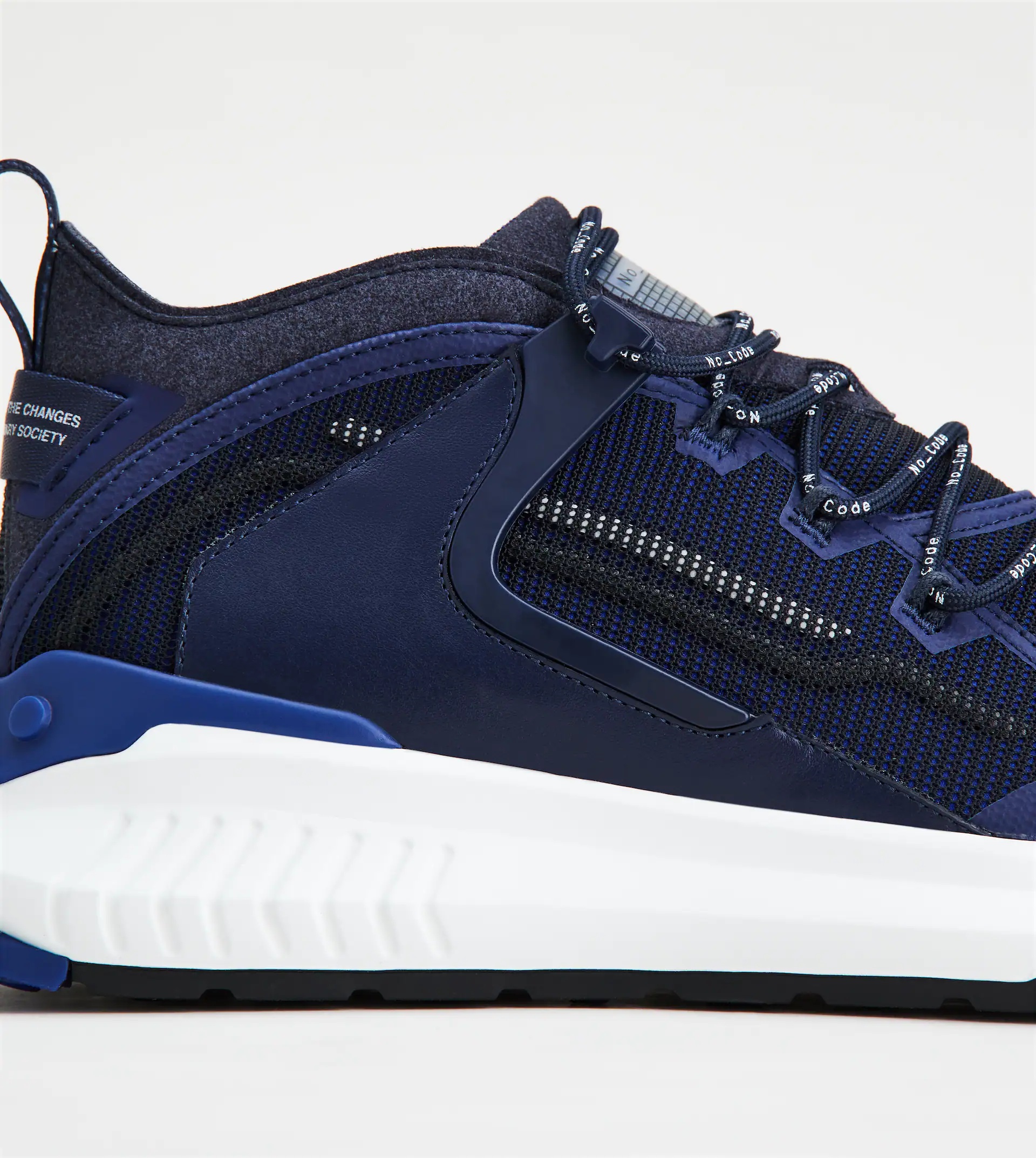 NO_CODE J IN TECHNICAL FABRIC AND LEATHER - BLUE - 6