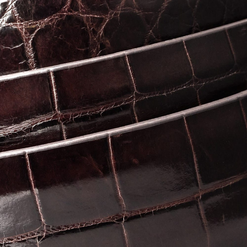 ALLEN EDMONDS Genuine Crocodile Dress Belt outlook