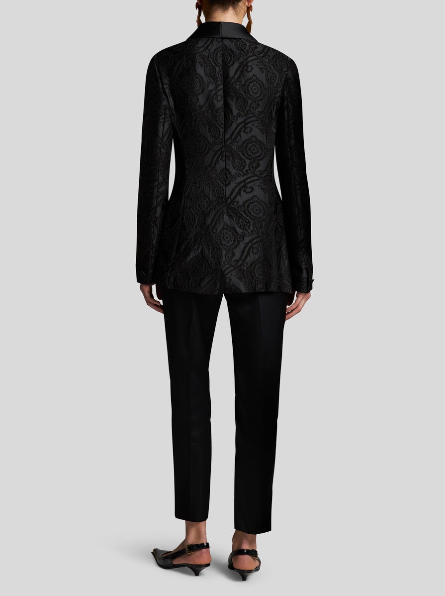 SILK JACQUARD JACKET - 4