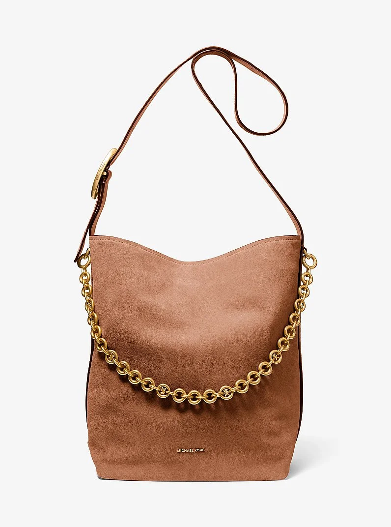 Nolita Large Suede Bucket Tote Bag - 1
