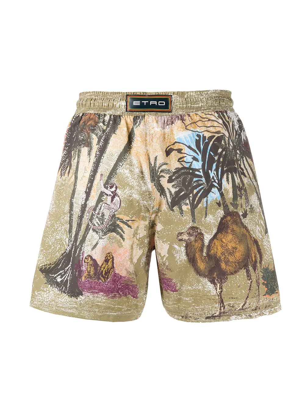 animals print swim shorts - 2