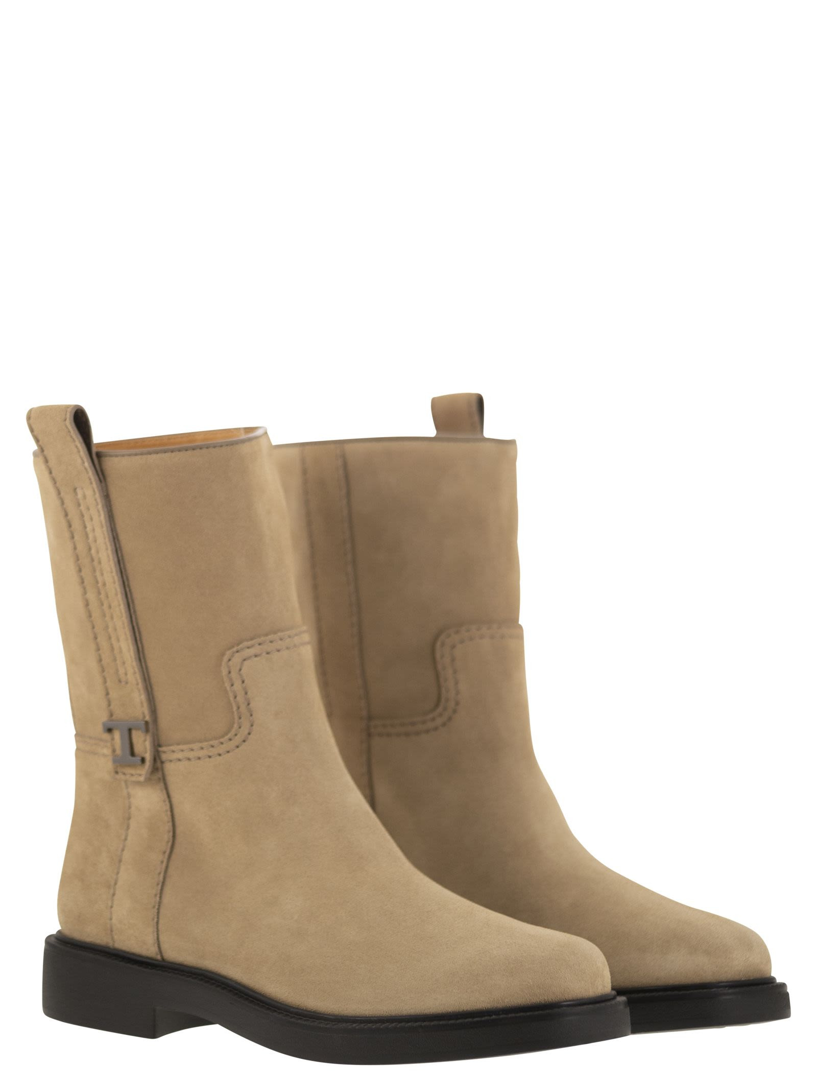 Tod's Women Suede Ankle Boot - 4