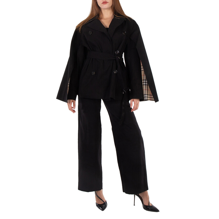 Burberry Black Jane Ekd Trousers - 6