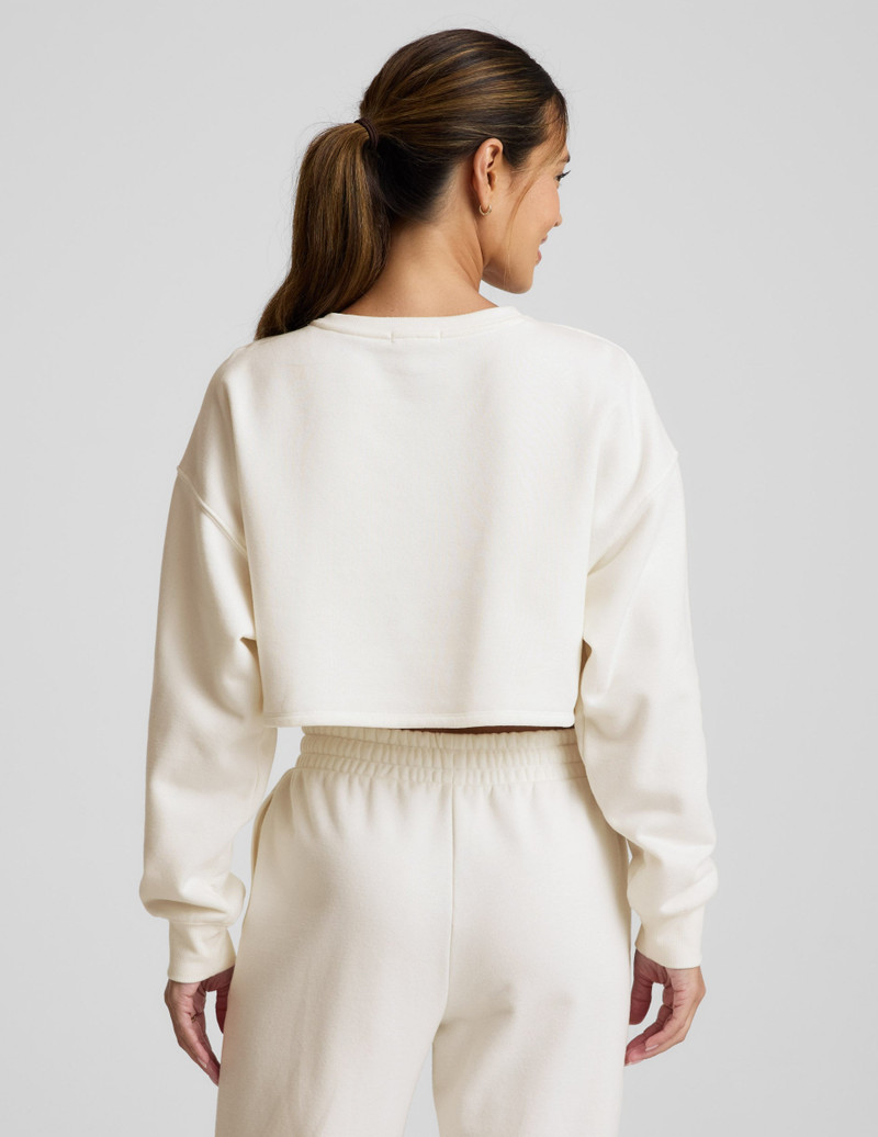 BEYOND YOGA LuxeFleece Cropped Sweatshirt outlook