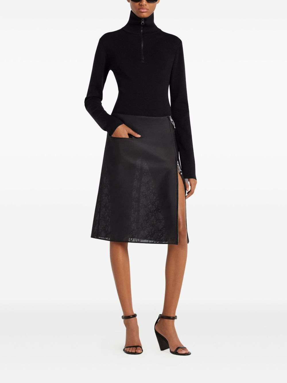 wool knitted top - 2