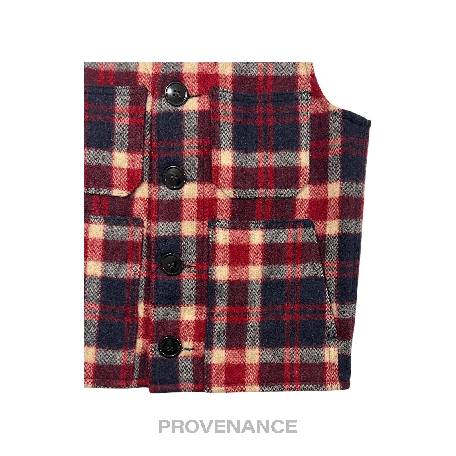 Johnson Woolen Mills - Johnson Woolen Mills Vest - Plaid XS - 4