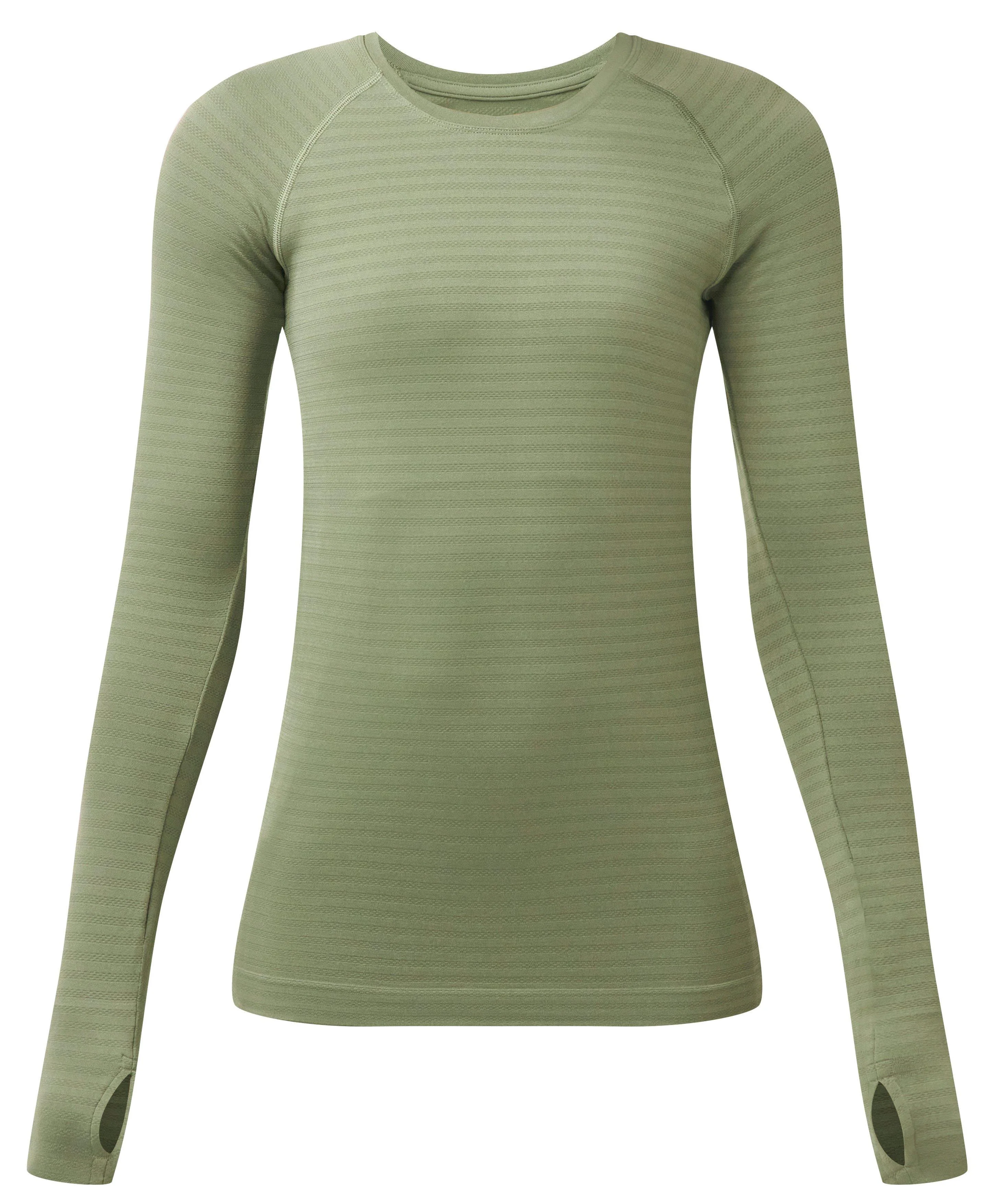 Athlete Textured Stripe Long Sleeve Tee - 1
